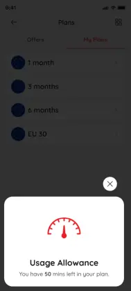 Track remaining minutes and expiry for a SimBuster Calling Plan