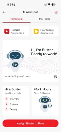 Configure an AI Assistant to answer phone calls in SimBuster