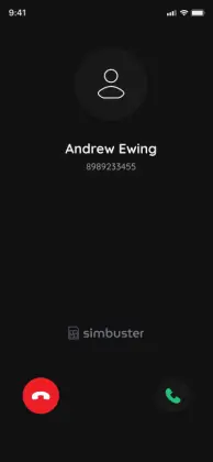 SimBuster calling and dialler entry on the app home screen