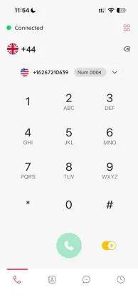 SimBuster dialler for making mobile landline and international calls
