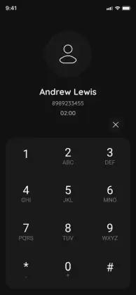 Use the SimBuster keypad to enter DTMF numbers during a call