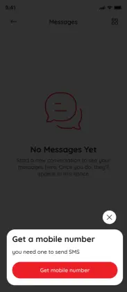 Check whether a SimBuster phone number supports SMS messaging